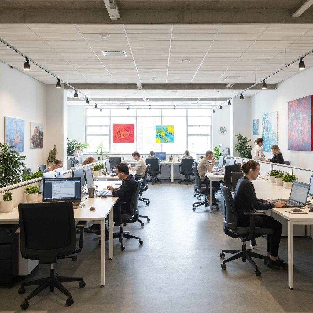 Modern co-working space